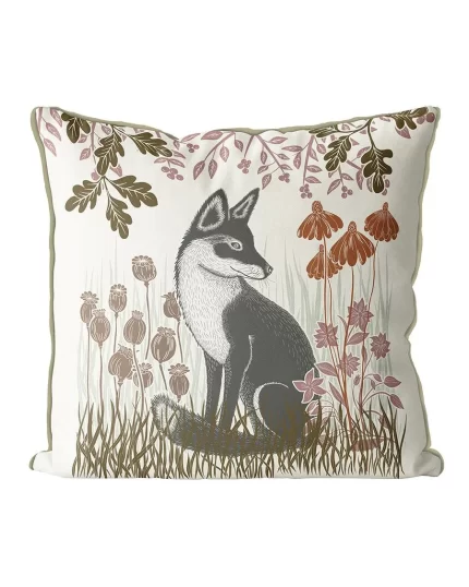 Country Lane Fox 3 Cushion / Throw Pillow