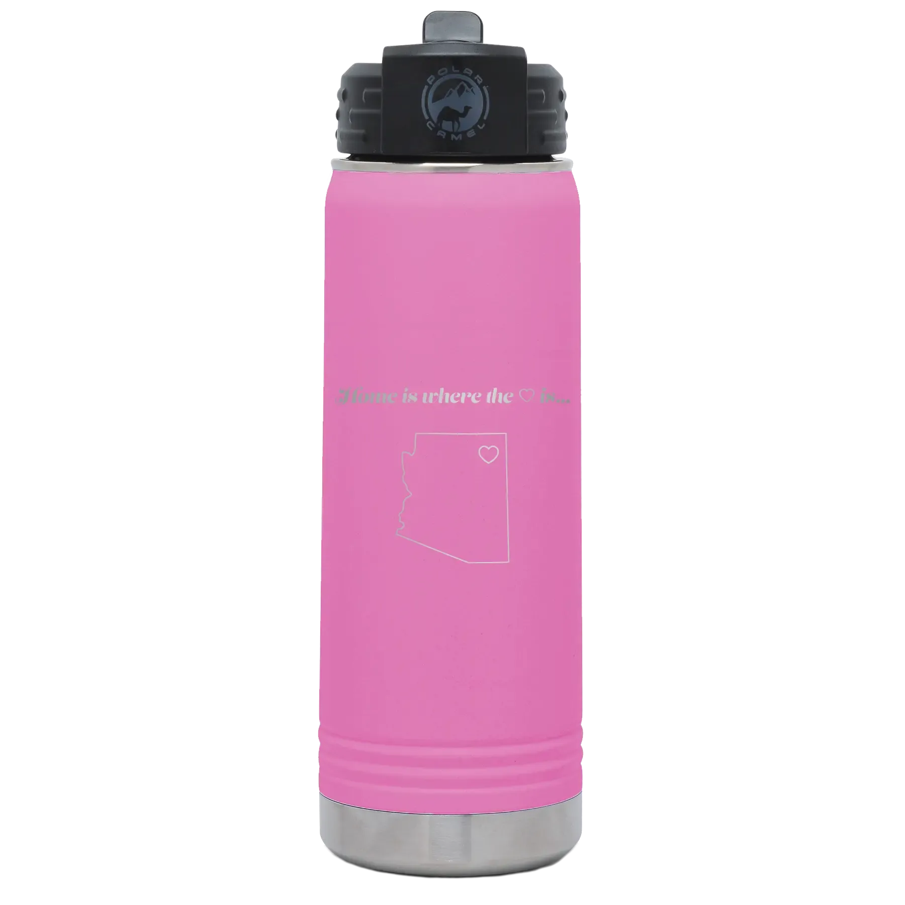 5yPersonalized-Arizona-Heart-20-oz-Water-Bottle-Light-Purple