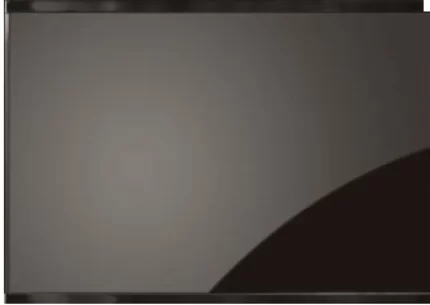 Black Acrylic lic Freezer Door Panel