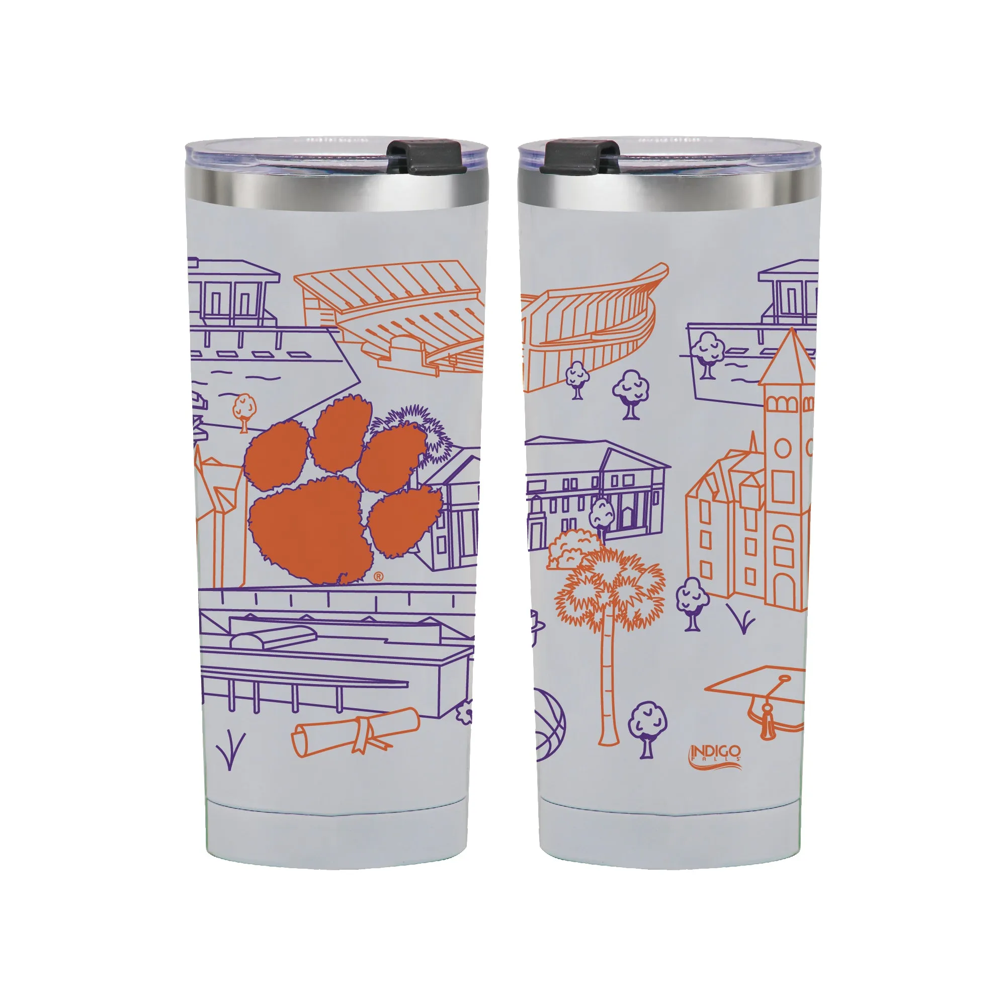 5zClemson-Tigers-Tide-24oz-Campus-Line-Art-Tumbler