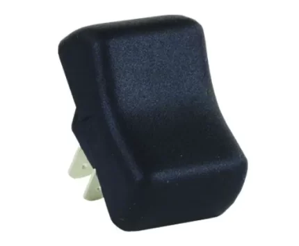 JR Products 14075 Momentary On/Off Switch Black
