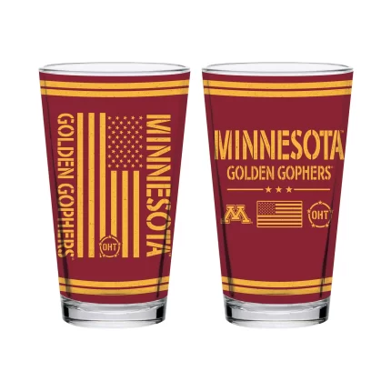 16oz Minnesota Gophers OHT TC FW Flag Pint