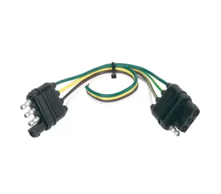 HUSKY TOWING 4 Wire Flat Plug 12 Length Single 30312