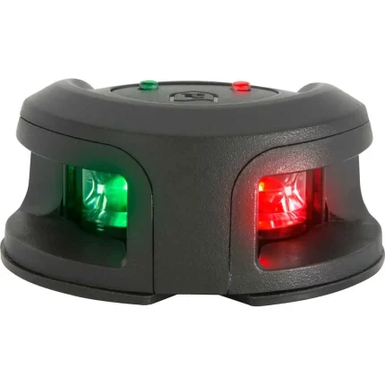 LightArmor Bow Mount Navigation Light - Composite Black - Bi-Color - 2NM