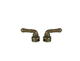 Hot & Cold Rubbed Bronze Teapot Handle Pair Empire