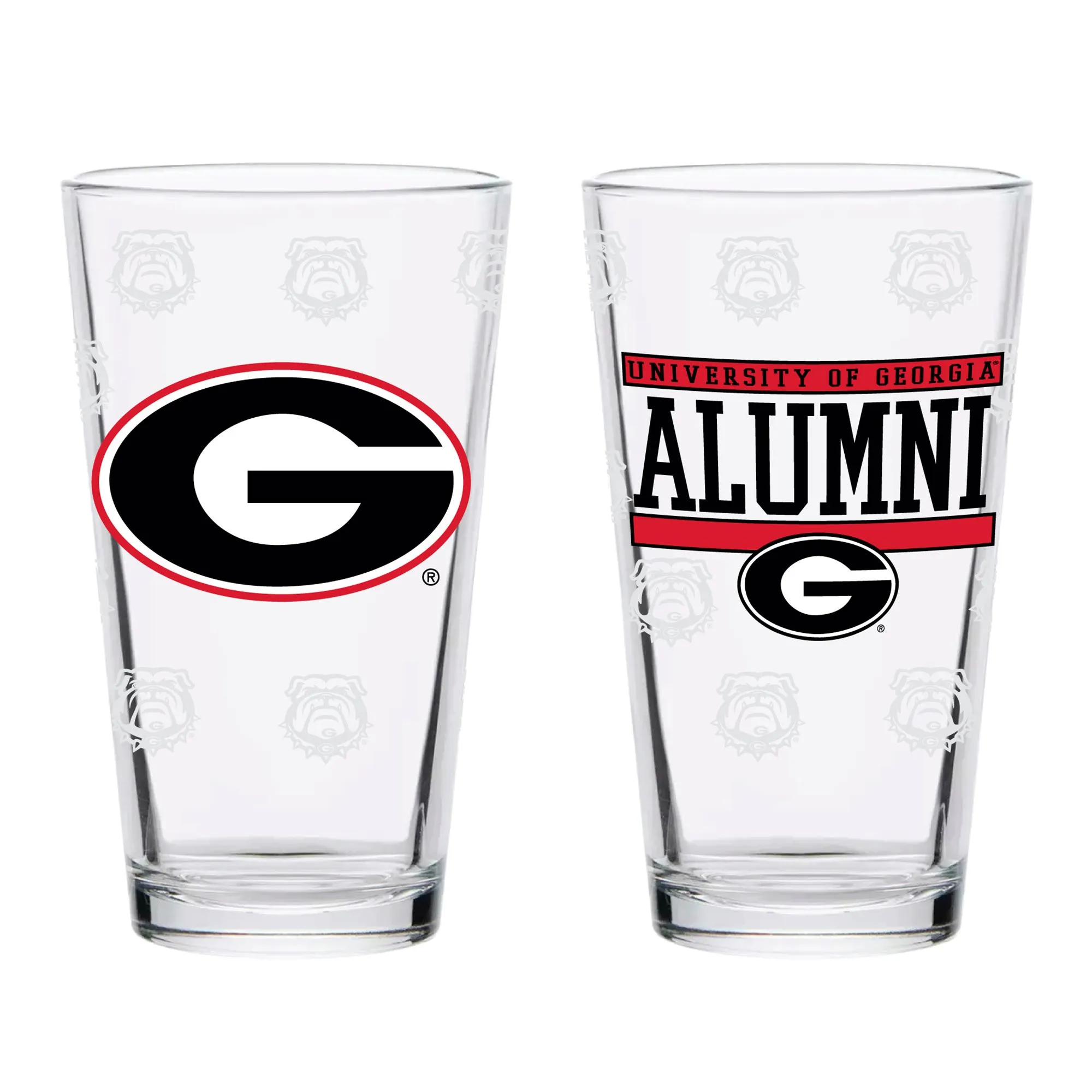 6bSet-of-2-Georgia-Bulldogs-16oz-Alumni-Pints