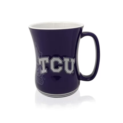 16oz TCU Horned Frogs Sculpted Barista Mug