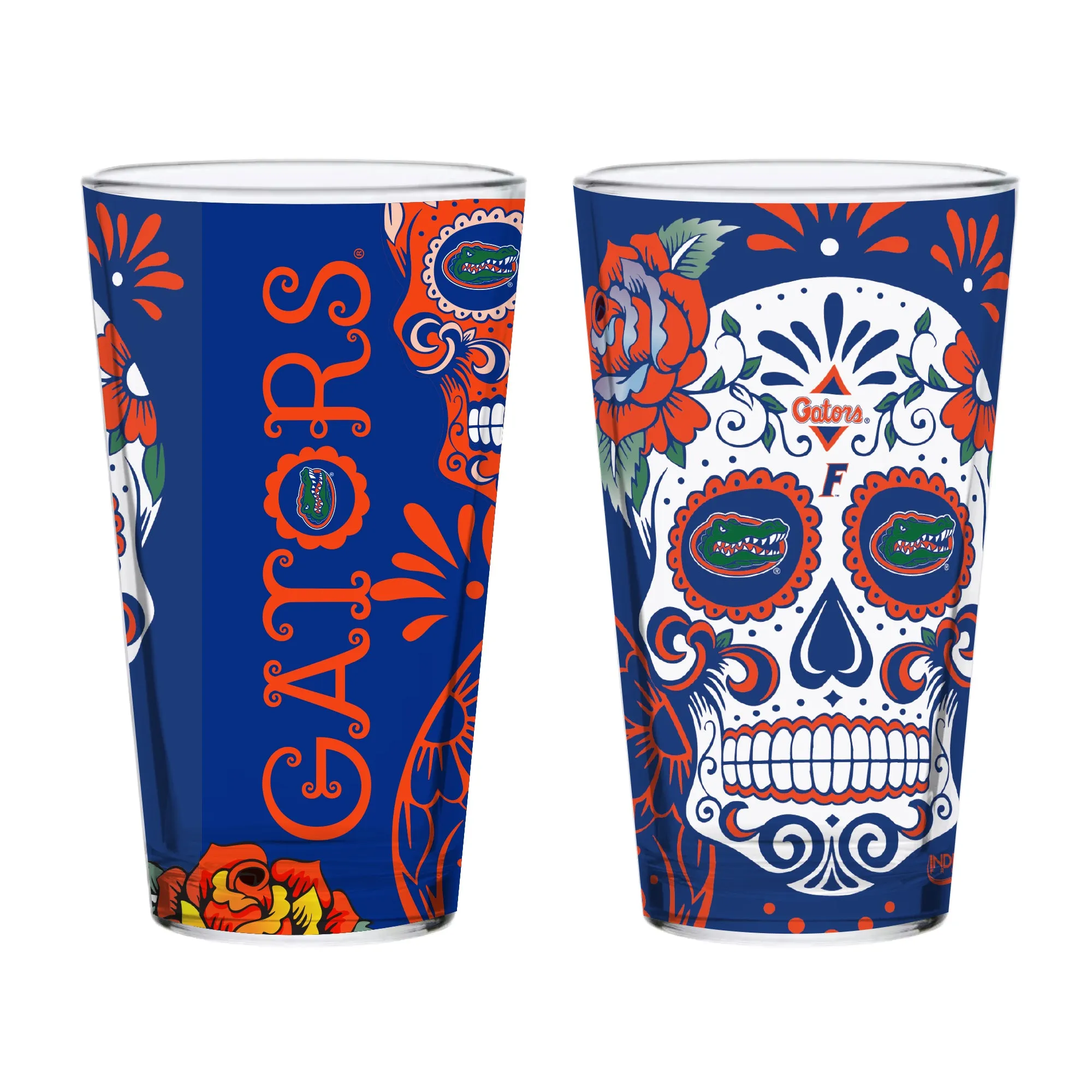 6fSet-of-2-Flordia-Dia-de-los-Muertos-Pint-Glasses