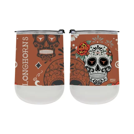 Texas Dia de los Muertos 18oz tumbler
