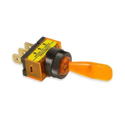 20 Amp Illuminated Amber Toggle Switch