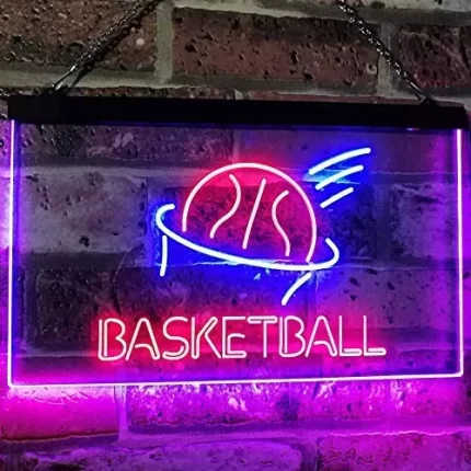 Basketball Wall Decor LED Light Sign