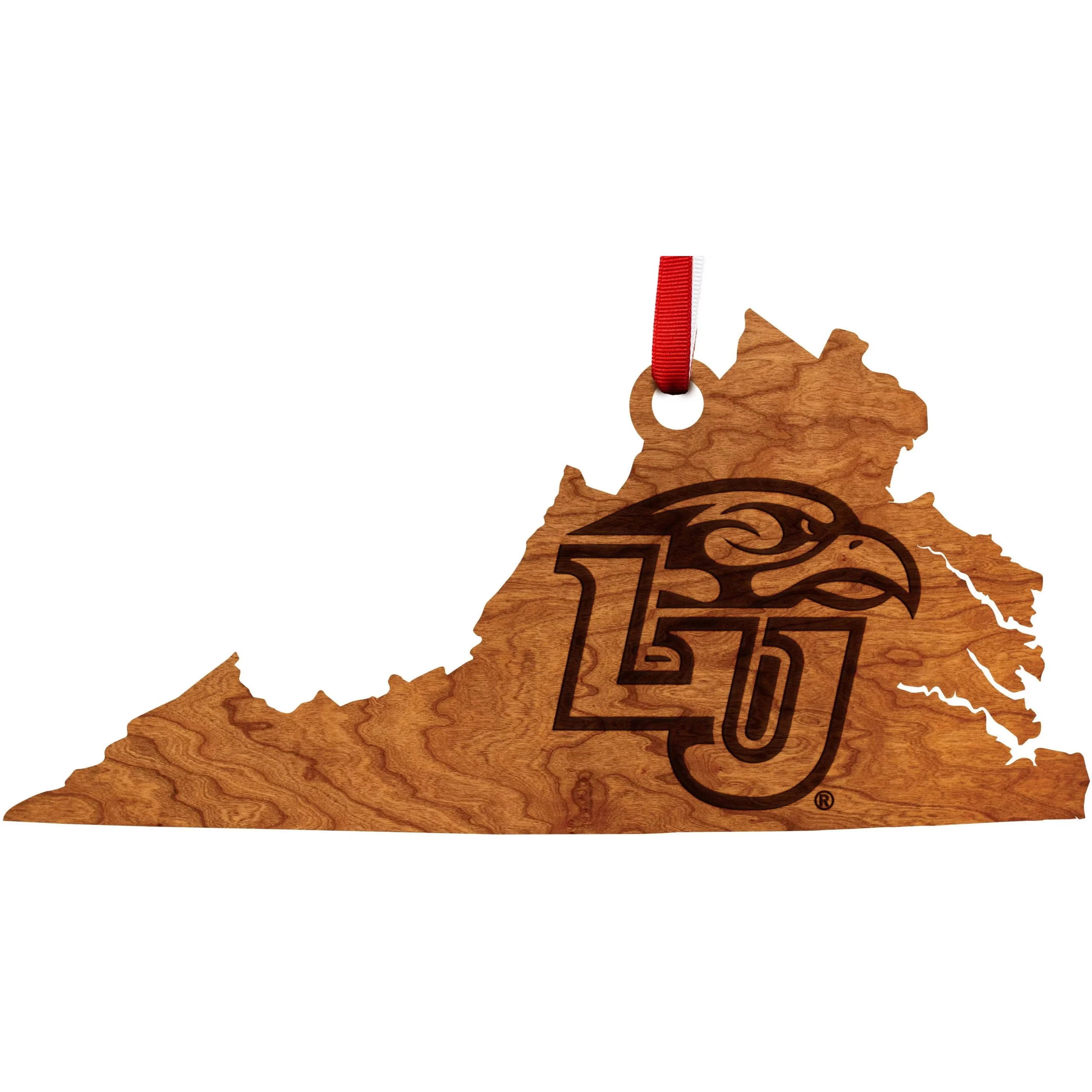 6iLiberty-University-Ornament-State-Map-with-Eagle-over-LU-Block-Letters