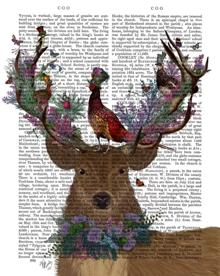 Deer Birdkeeper, Scottish, Book Print, Art Print, Wall Art