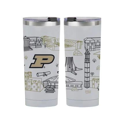 Purdue Boilermakers 24oz Campus Line Art Tumbler