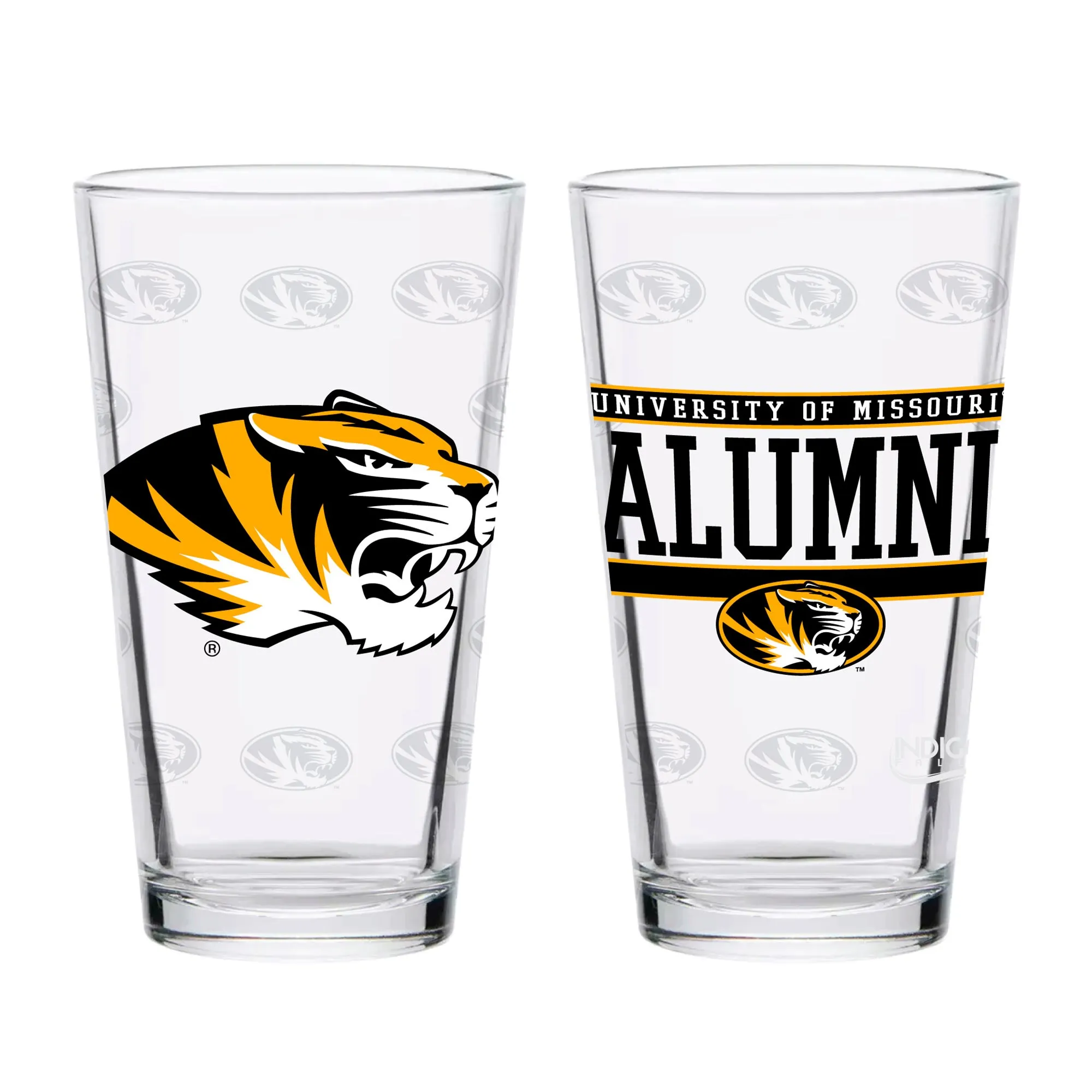 6kSet-of-2-Missouri-Tigers-16oz-Alumni-Pints