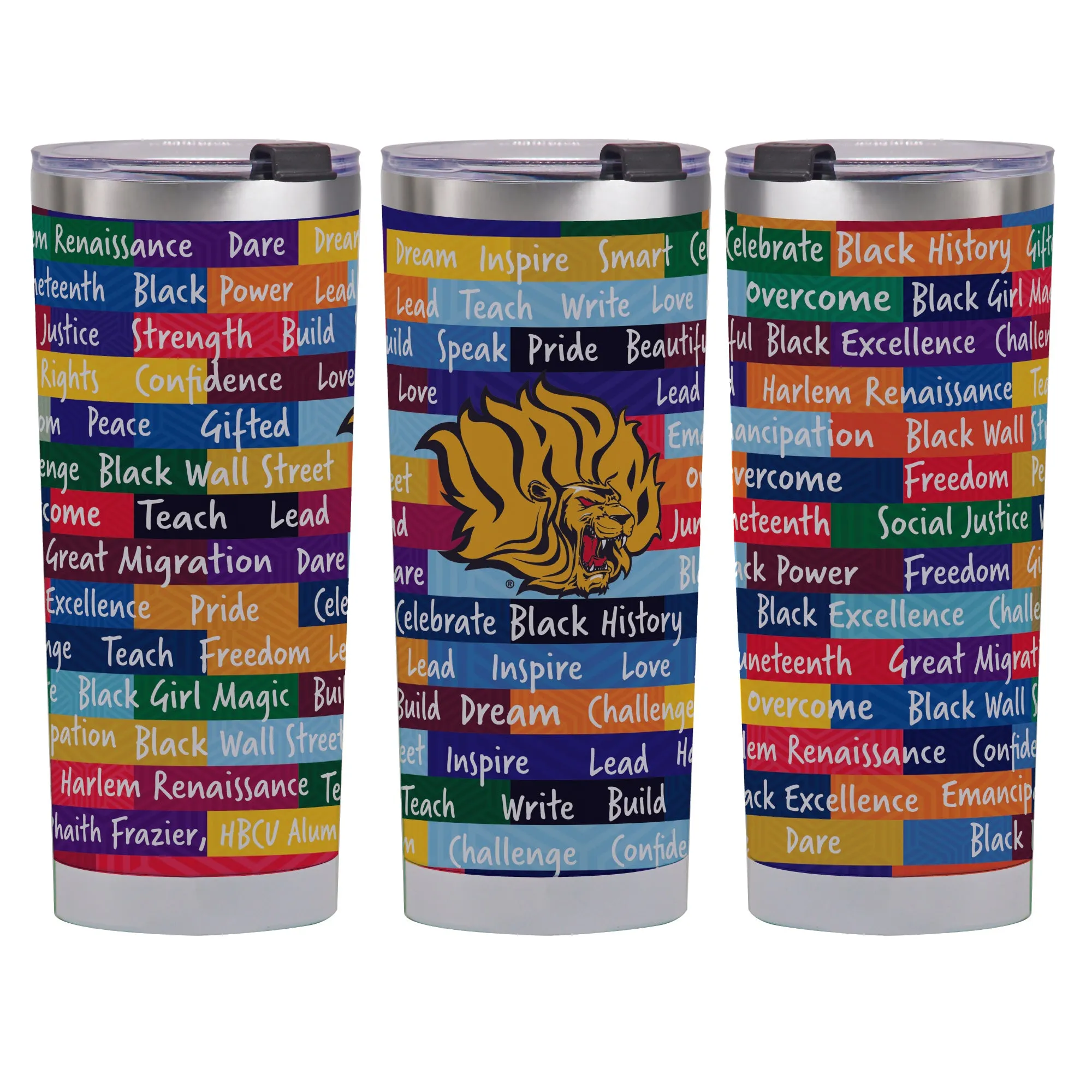 6m24oz-Arkansas-Pine-Bluff-Golden-Lions-BHM-Tumbler