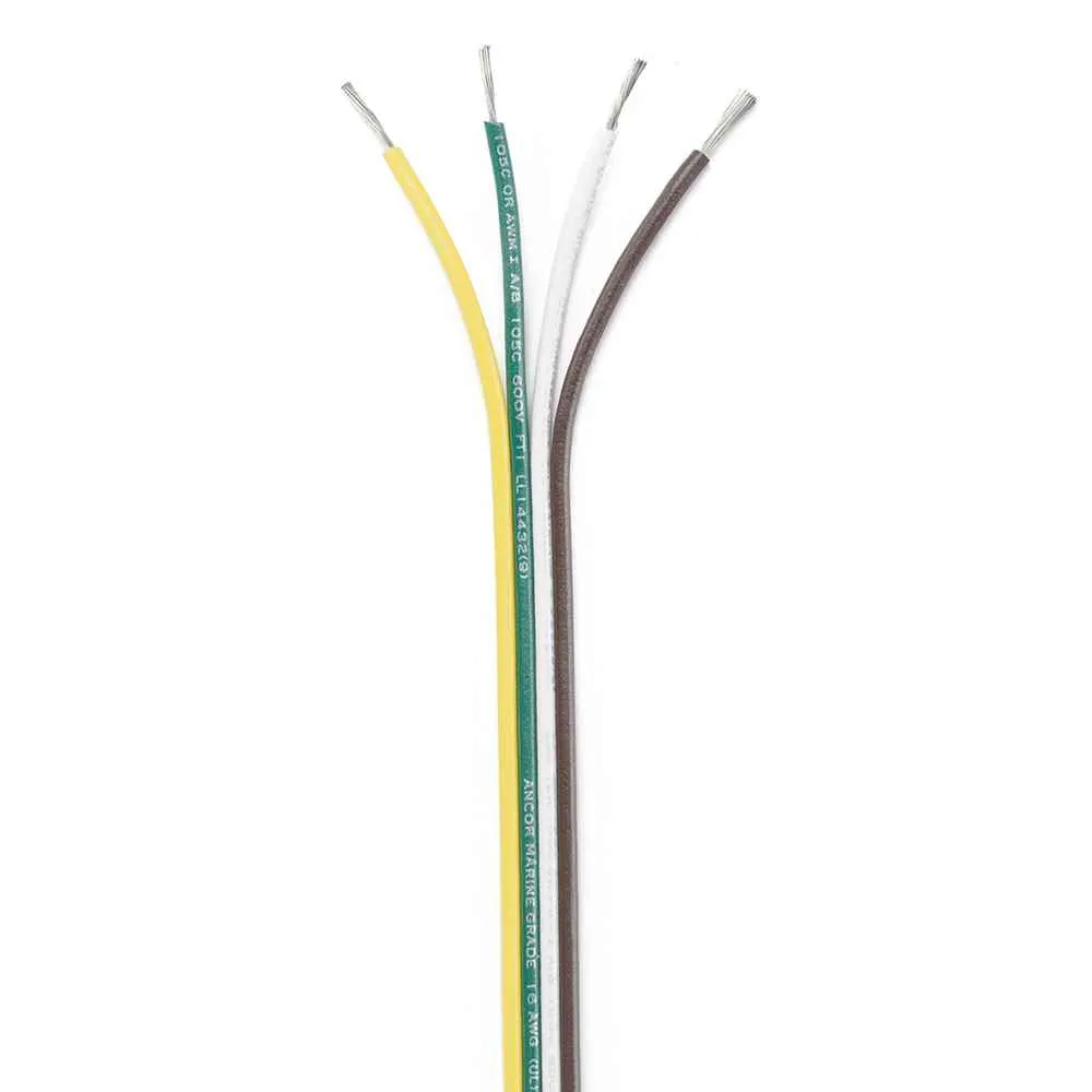 6oRibbon-Bonded-Cable-16-4-AWG-Brown-Green-White-Yellow-Flat-100-