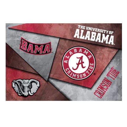 Alabama Crimson Tide Mosaic Poster 16" x 24"