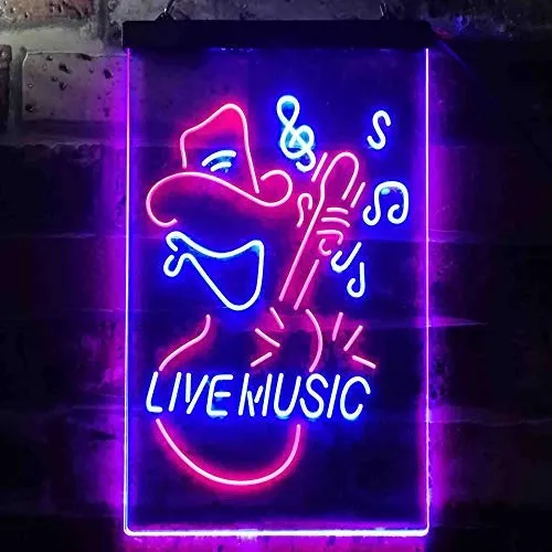 6qCowboy-Guitar-Live-Music-LED-Light-Sign