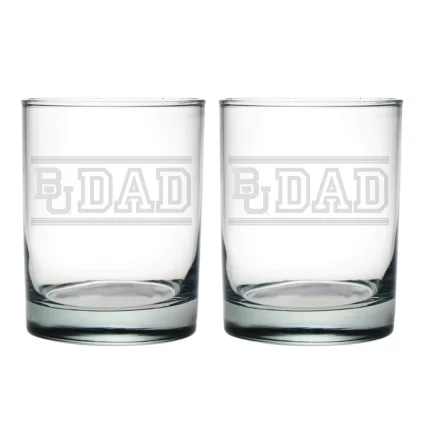 14oz Baylor Bears Etched Dad DOF 2 Pack