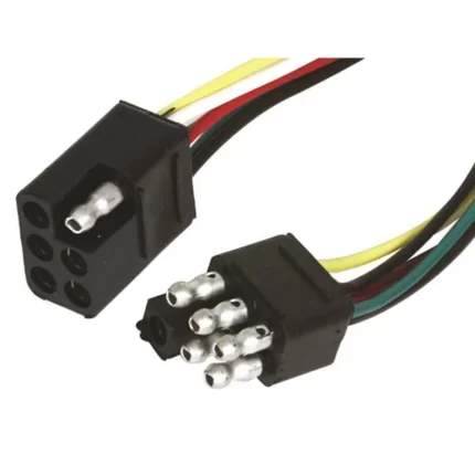 Ea-Z-Lift 12" 16 Gauge Trailer Connector, 6-Way Square