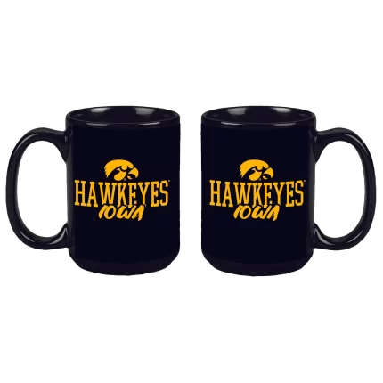 Iowa Hawkeyes 15oz Chill Mugs | Set of 2