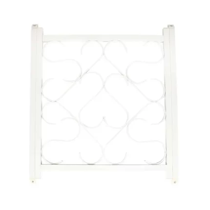 Adjustable Screen Door Deluxe Grille Adjusts 20"-32" White