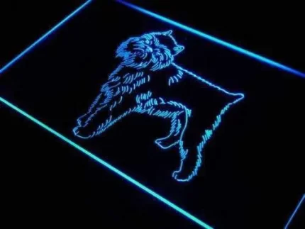 Brussels Griffon Dog LED Light Sign