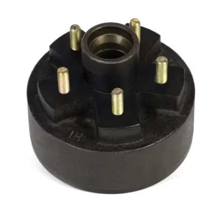 HUSKY TOWING Drum 600 To 1100 LB Cap Elect Brake Only 5X412 Dia Bolt Pat 12 Stud Dia Sgl 30792