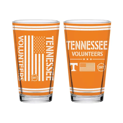 16oz Tennessee Volunteers OHT TC FW Flag Pint
