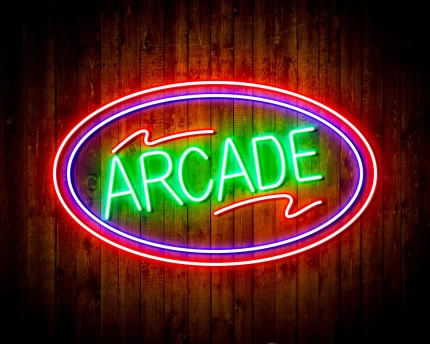 Arcade Flex Silicone LED Sign (Neon-Style, LED Technology)