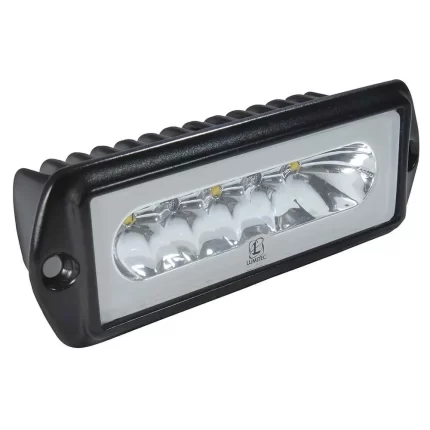 Capri2 - Flush Mount LED Flood Light - Black Housing - 2-Color White/Blue Dimming