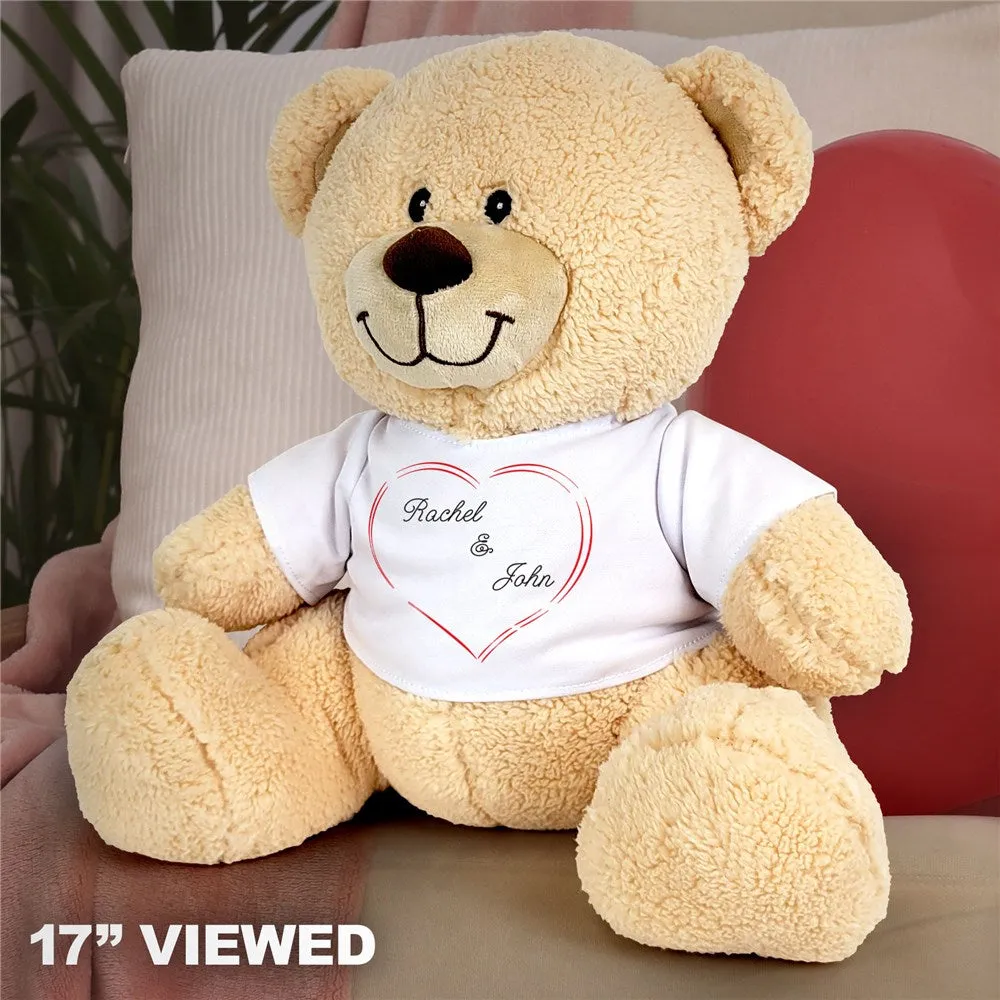 6xCouple-s-Heart-Teddy-Bear-Personalized-with-Names-on-T-Shirt-Romantic-Gift-Idea
