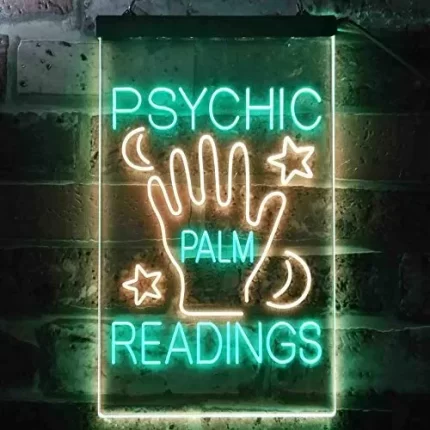 Fortune Teller Psychic Palm Readings LED Light Sign
