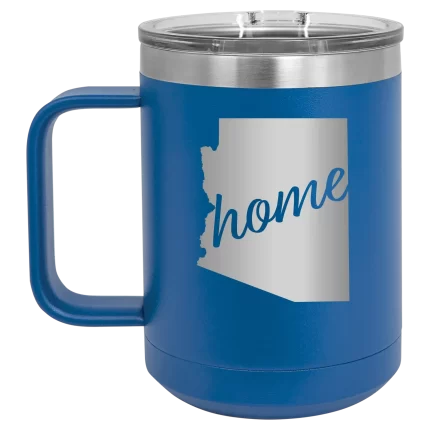 Personalized Arizona Home 15 oz Mug - Royal Blue