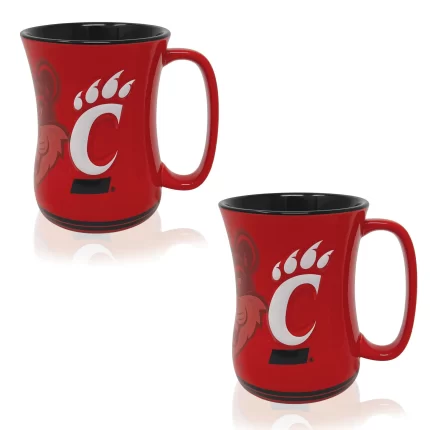 Set of 2 | 16oz Cincinnati Bearcats Barista Mugs