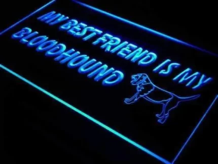 Best Friend Bloodhound LED Light Sign