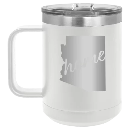 Personalized Arizona Home 15 oz Mug - White