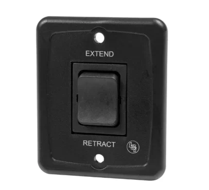 Black Interior Switch 40 AMP with Plate