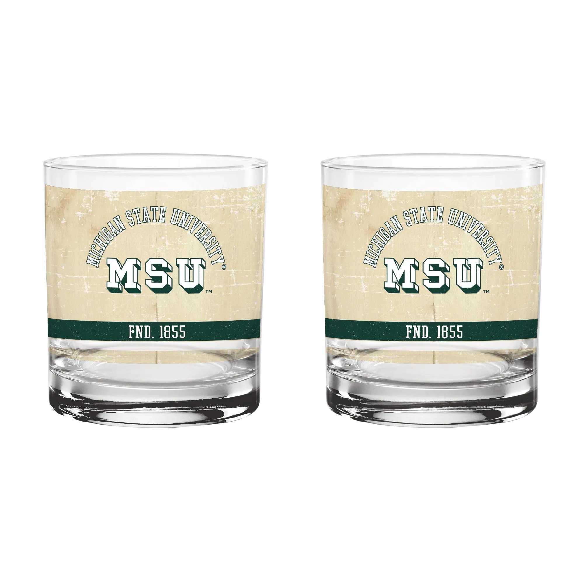 7dMichigan-State-Spartans-Set-of-2-College-Vault-Tan-Retro-14oz-Rocks-Glasses