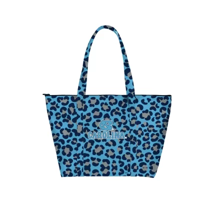 North Carolina Tar Heels Leopard Weekender Tote Bag