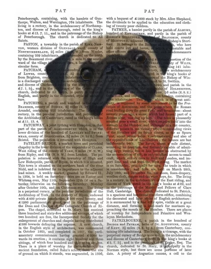 Pug Pizza 2, Dog Book Print, Art Print, Wall Art