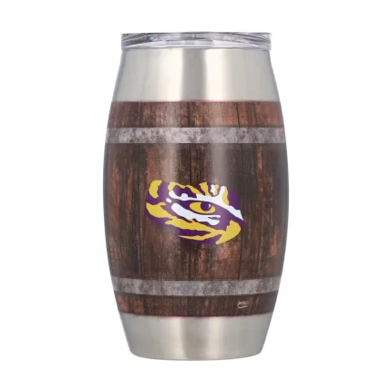 15oz LSU Tigers Barrel Tumbler