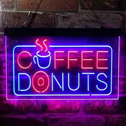 Bakery Diner Coffee Donuts LED Light Sign