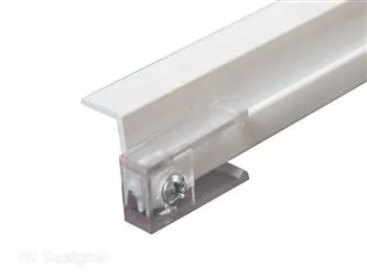 Glide Curtain Track 45 White Ceiling