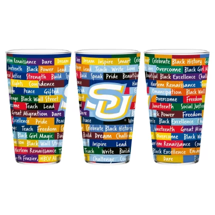 Southern A&M Jaguars 16oz BHM Pint Glasses | Set of 2