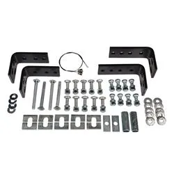 HUSKY TOWING Bracket Kit 10 Bolt Rail Install BoltOn Drilling Required 31622