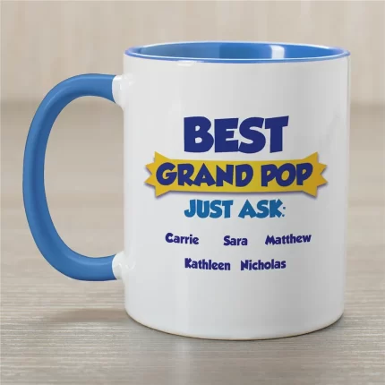 Best Grandpa Coffee Mug - Personalized Mug for the Best Grandpa