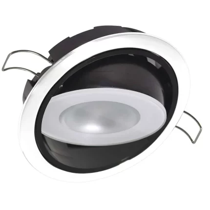 Mirage Positionable Down Light - White Dimming - White Bezel
