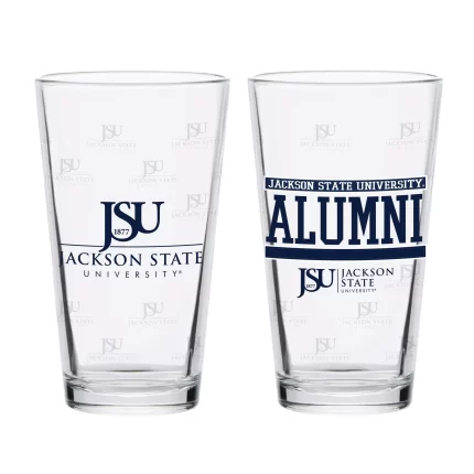 Set of 2 Jackson State Tigers 16oz XD Alumni Pints
